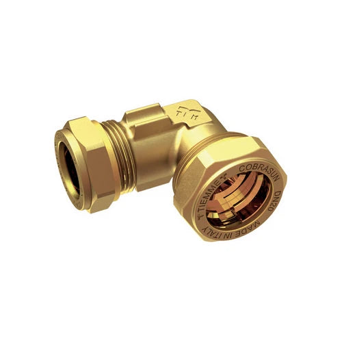 Raccordo curvo doppio cobrasun con supporto sonda temperatura dn 20x22 rame