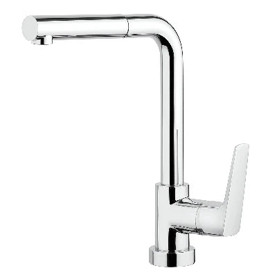 Miscelatore monoc. lavello con doccia estraibile spartaco cromo