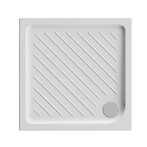 Piatto doccia quadrato in ceramica dolomite gemma 2 h. 7 cm 70 x 70 h. 7