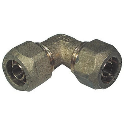 Gomito a 90 doppio per tubo cobra-pex 18 x 18