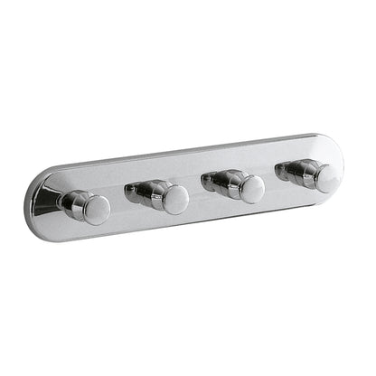 Appendiabiti multiplo modello Ciclope in ottone e Cromall - Cromato by CeramicStore | Lo specialista del tuo bagno