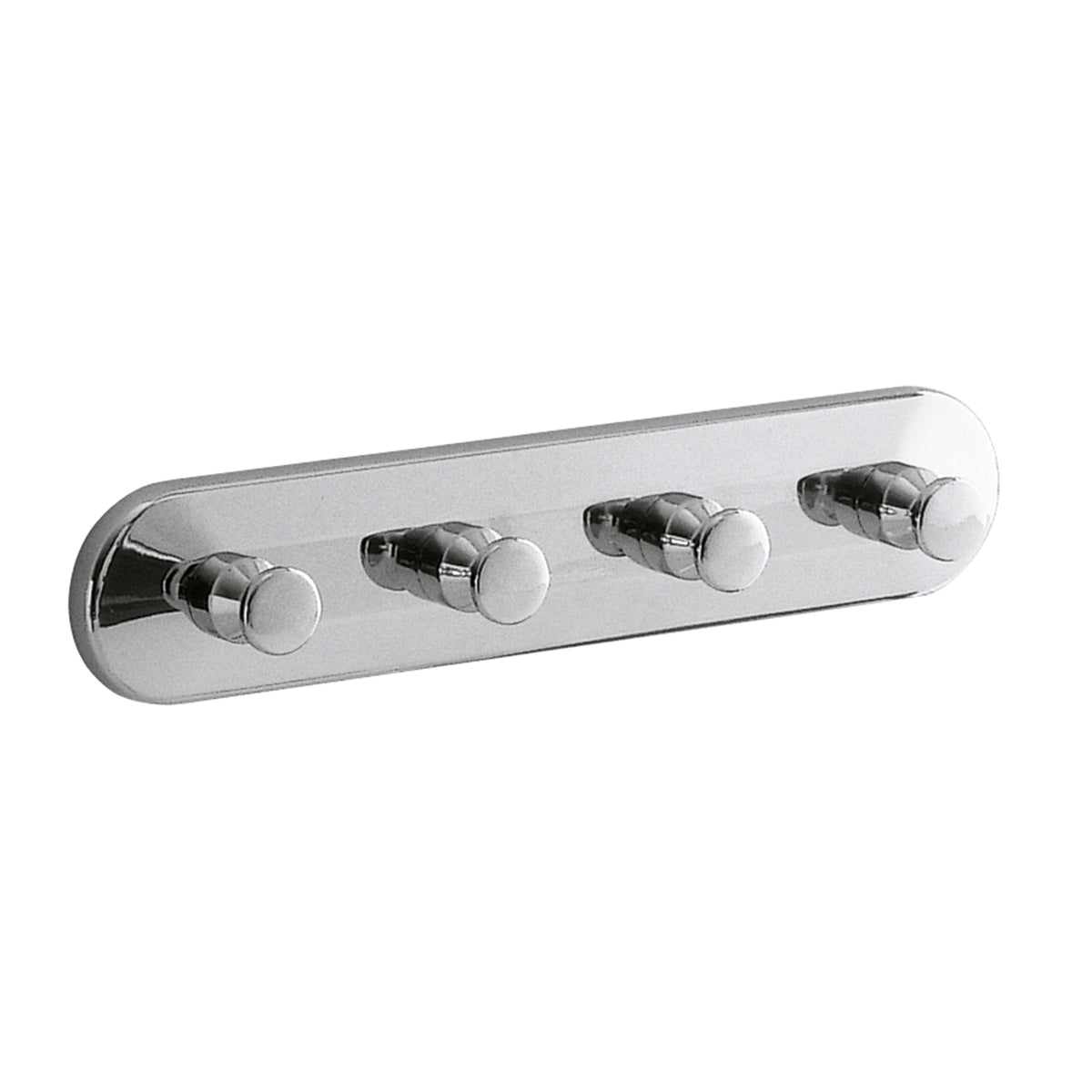 Multiple coat rack model Cyclops in brass and Cromall - Chrome-plated ...