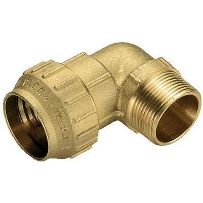 Raccordo curvo maschio in ottone tiemme 1 x 32