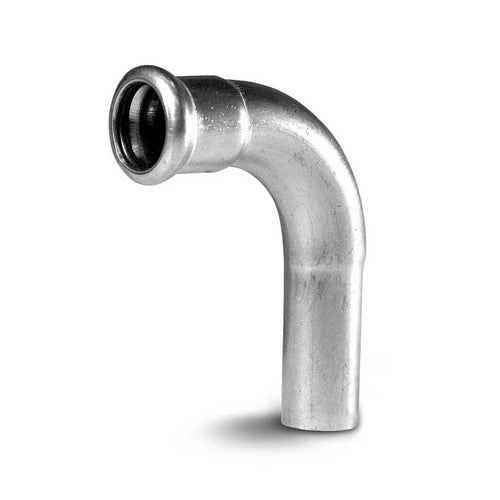 Curva mf 90 a pressare in acciaio carbonio diam. 42