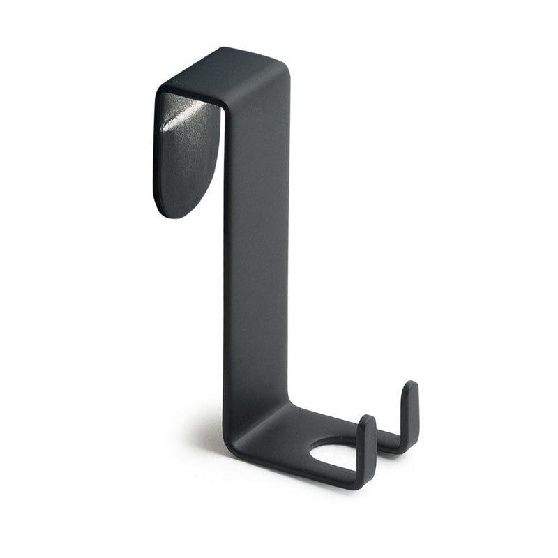Set tergivetro e gancio modello Thor di Gedy - Nero Matt by CeramicStore | Lo specialista del tuo bagno
