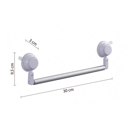 Porta asciugamani 30-53 cm di Gedy serie Vesuvio - Bianco by CeramicStore | Lo specialista del tuo bagno