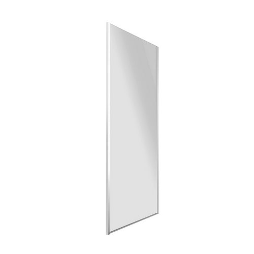 Parete doccia fissa cristallo linea zen cm70 p. argento lucido v. trasp.