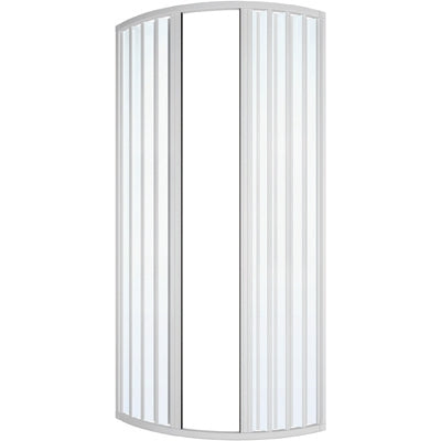 Box doccia circolare a soffietto mod. ilaria lux cm 68-70 apertura laterale r38