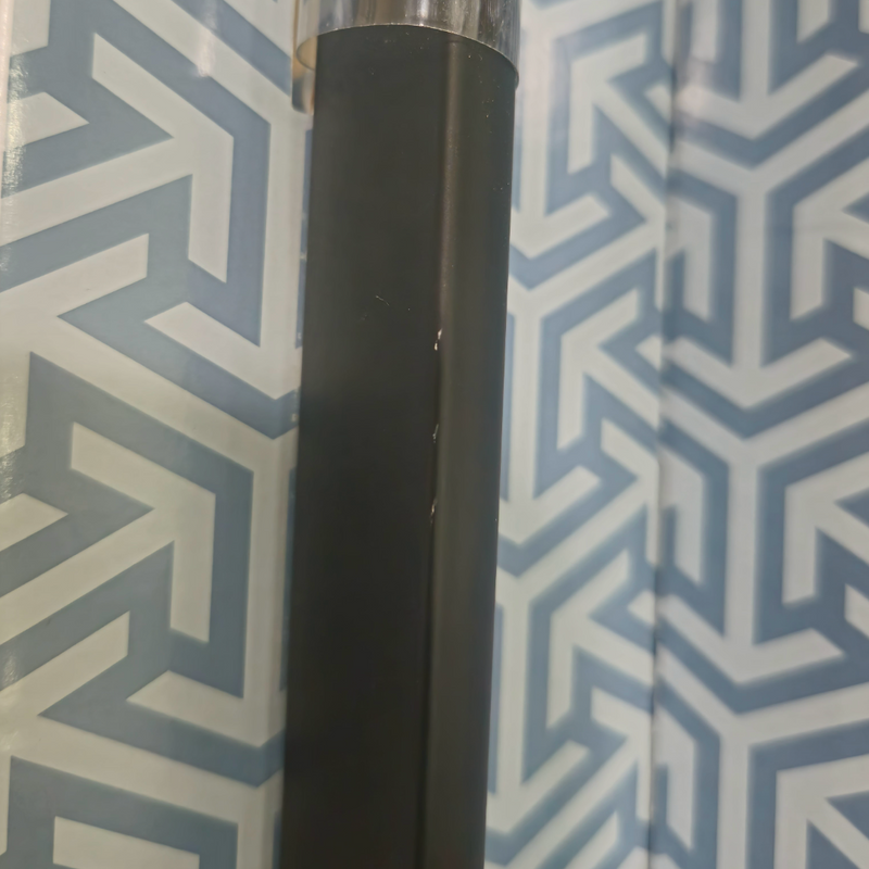 Wall towel holder Gedy Pirenei series 35 cm - Matte Black
