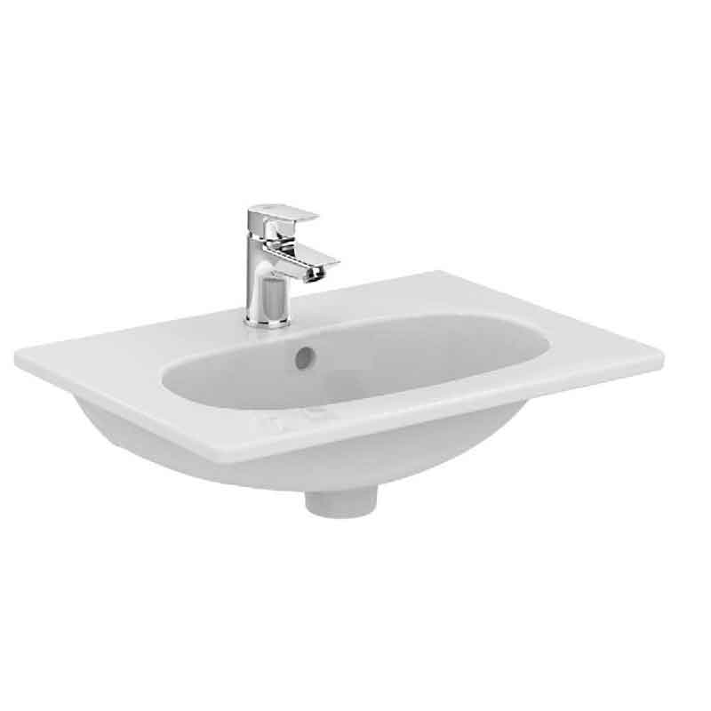 Lavabo top di piccole dimensioni Ideal Standard modello Tesi 52,5x37,5 cm by CeramicStore | Lo specialista del tuo bagno