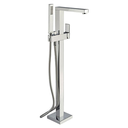 Miscelatore vasca a pavimento Paffoni Elle con deviatore e doccino by CeramicStore | Lo specialista del tuo bagno