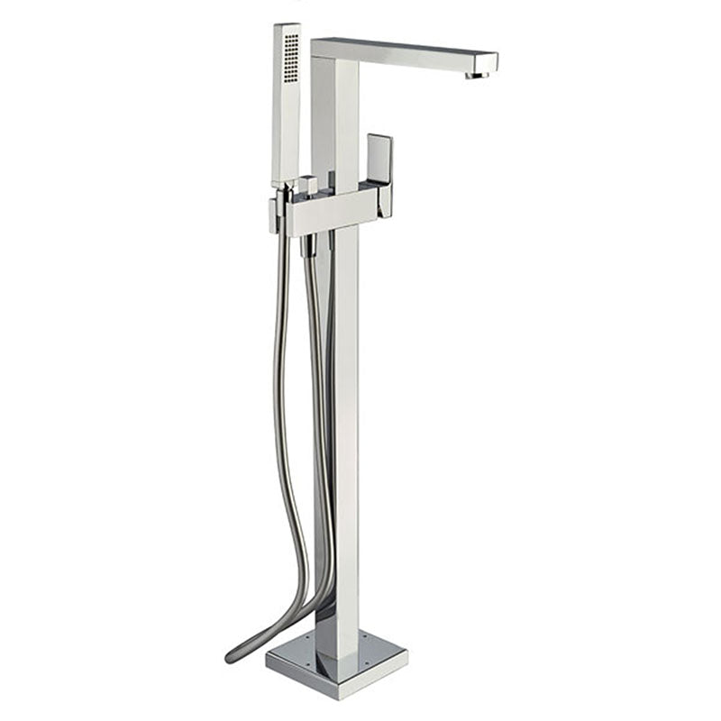 Miscelatore vasca a pavimento Paffoni Elle con deviatore e doccino by CeramicStore | Lo specialista del tuo bagno