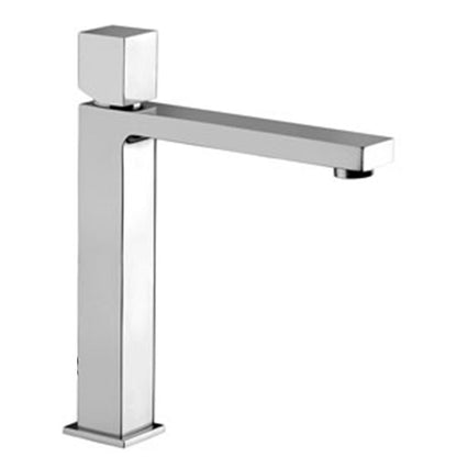 Miscelatore lavabo alto senza scarico modello Parffoni Elle con leva cubo by CeramicStore | Lo specialista del tuo bagno