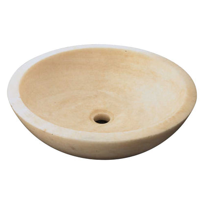 Lavabo da Appoggio in Marmo Tondo Onice Levigato by CeramicStore | Lo specialista del tuo bagno