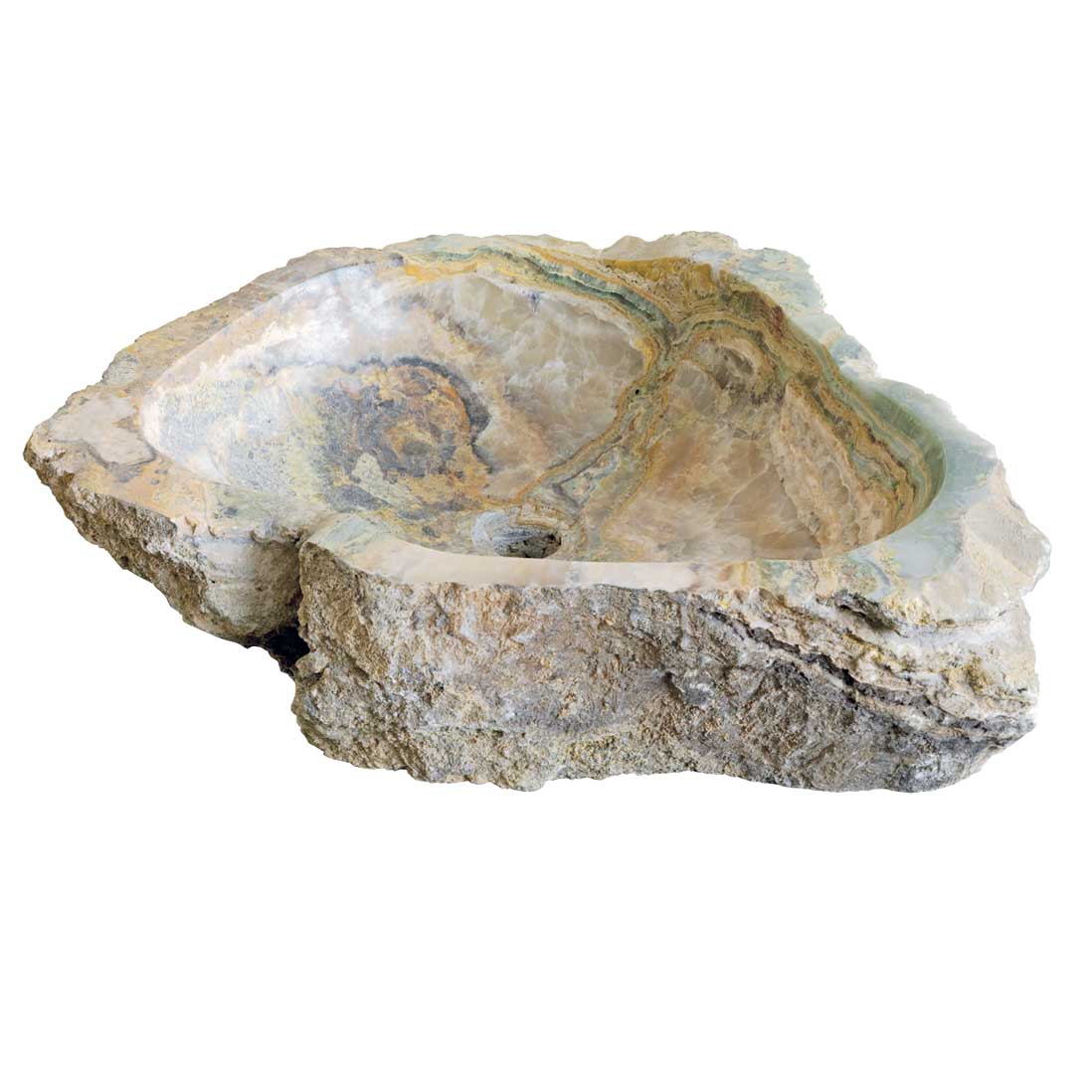 Lavabo da Appoggio in pietra Jurassic Onyx by CeramicStore | Lo specialista del tuo bagno