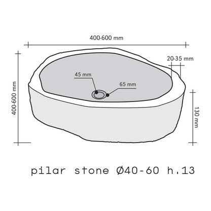 Lavabo da Appoggio in Pietra Riverstone by CeramicStore | Lo specialista del tuo bagno