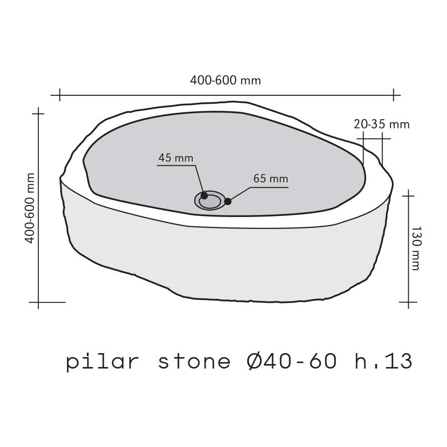 Lavabo da Appoggio in Pietra Riverstone by CeramicStore | Lo specialista del tuo bagno