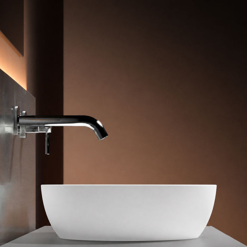 Aufsatzwaschbecken Gran Mascalzone Domus Falerii 45 cm rund weiß