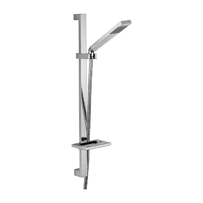 Set saliscendi doccia Level con portasapone e miscelatore doccia esterno Tilt Paffoni by CeramicStore | Lo specialista del tuo bagno