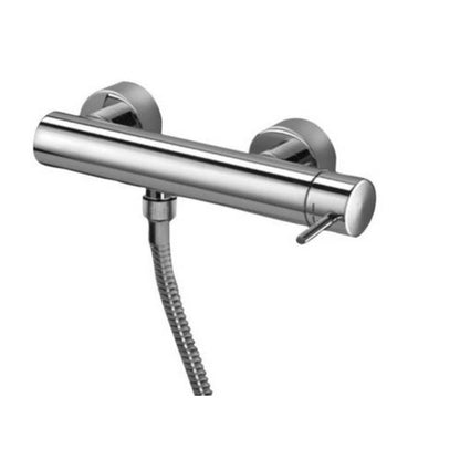Saliscendi con asta in metallo e doccia 4 getti con miscelatore monocamonado Cromo Paffoni by CeramicStore | Lo specialista del tuo bagno