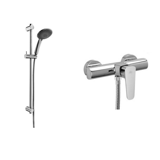 Set saliscendi con asta per doccia Prestige con miscelatore doccia monocomando Sly Cromo Paffoni by CeramicStore | Lo specialista del tuo bagno