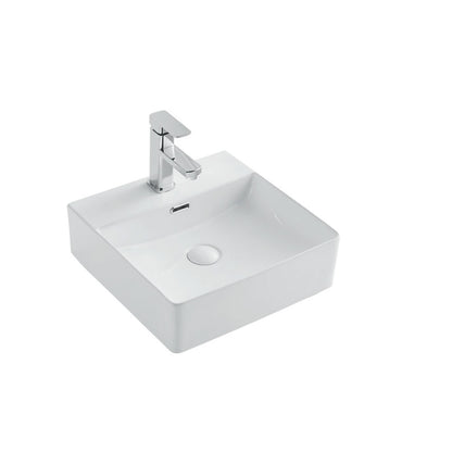 Lavabo da appoggio Rettangolare 42