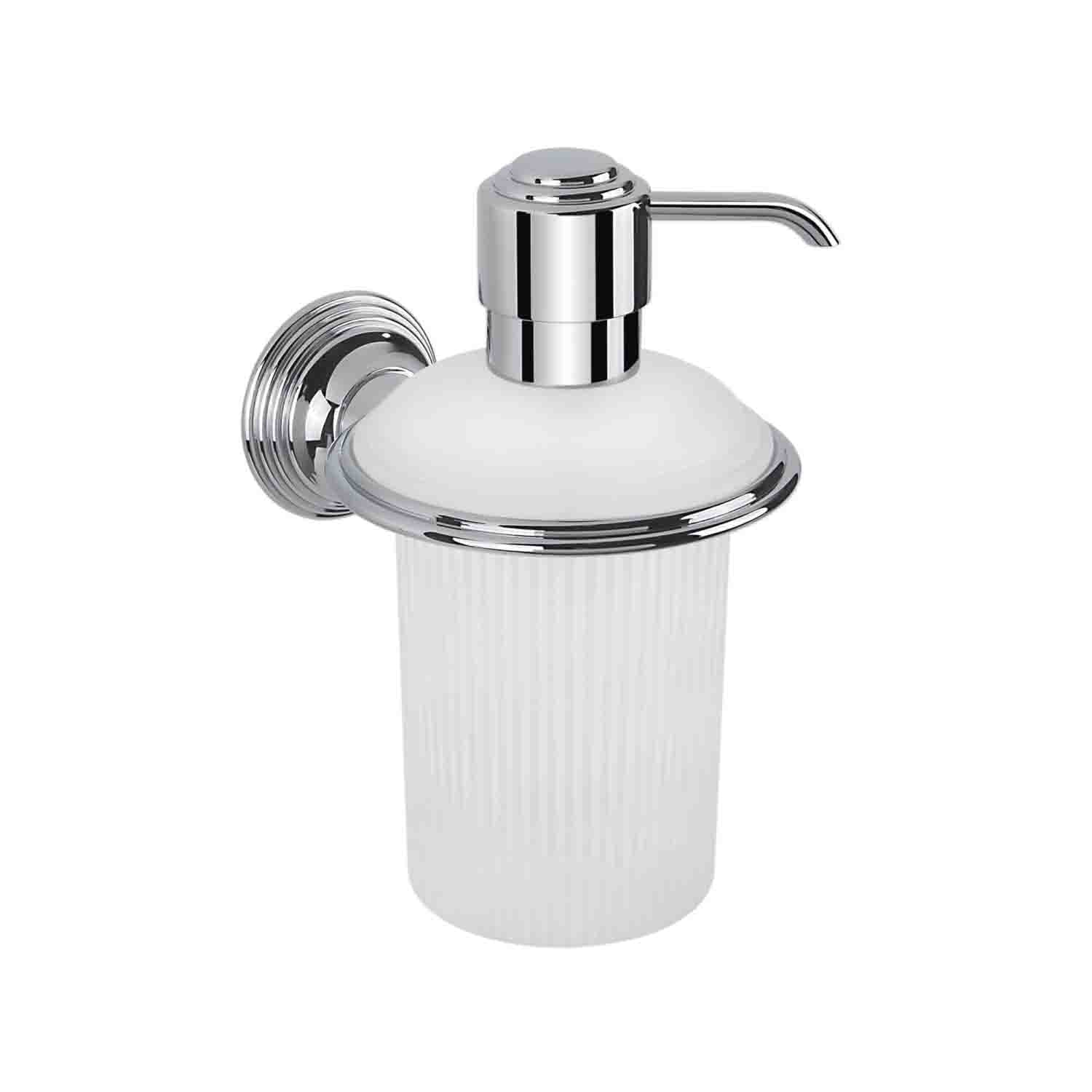 Spandisapone in ottone cromato e vetro acidato collezione Hermitage di Colombo Design by CeramicStore | Lo specialista del tuo bagno