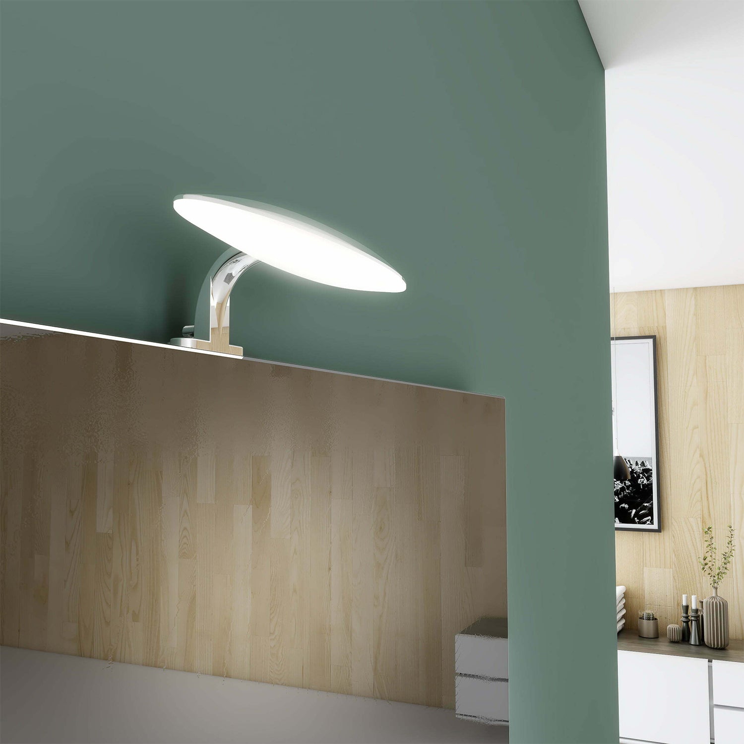 Lampada da bagno LED Cubi&Co Eos 20x4x6 cm by CeramicStore | Lo specialista del tuo bagno