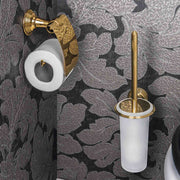 Porta scopino in ottone cromato e vetro collezione Hermitage di Colombo Design by CeramicStore | Lo specialista del tuo bagno