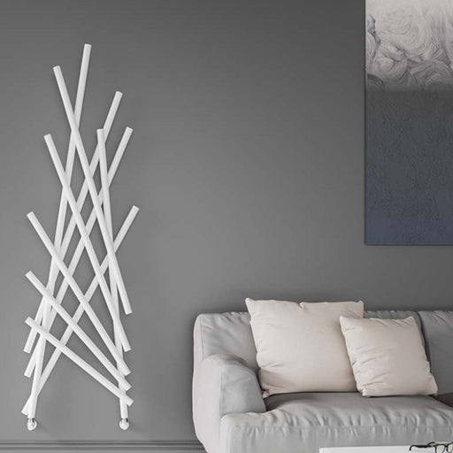 Radiatore d'arredo Shanghai 173,4x56,7 cm interasse 45 cm finitura Bianco by CeramicStore | Lo specialista del tuo bagno