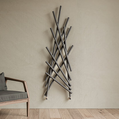 Radiatore d'arredo Shanghai 173,4x56,7 cm interasse 45 cm finitura Antracite by CeramicStore | Lo specialista del tuo bagno