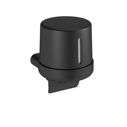Dispenser sapone in ottone verniciato e plastica della collezione 'Architect s+' by Cosmic - Nero satinato - 400ml by CeramicStore | Lo specialista del tuo bagno