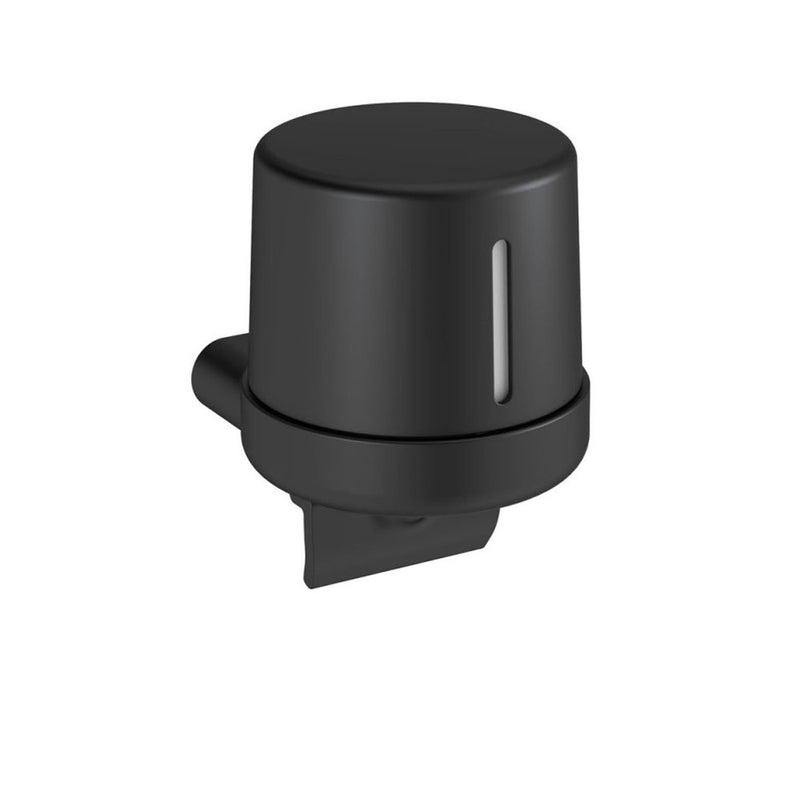 Dispenser sapone in ottone verniciato e plastica della collezione 'Architect s+' by Cosmic - Nero satinato - 400ml by CeramicStore | Lo specialista del tuo bagno