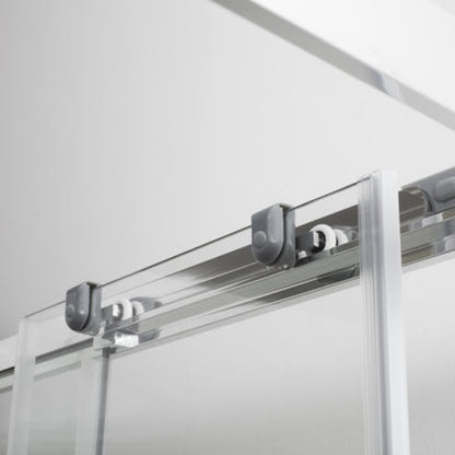 Porta doccia due scorrevoli apertura centrale cm 160 modello Smart in cristallo temperato mm 6 by CeramicStore | Lo specialista del tuo bagno