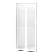 Porta doccia a soffietto Kory installazione nicchia da cm 100 in alluminio e acrilico opaco by CeramicStore | Lo specialista del tuo bagno