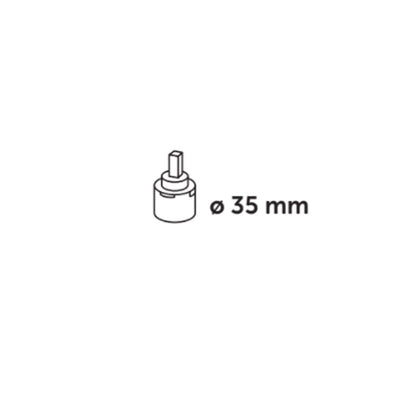 Miscelatore per lavabo bagno con canna a collo di cigno in ottone cromato serie Mimà¬ Keller Taps by CeramicStore | Lo specialista del tuo bagno