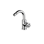 Miscelatore bidet con canna a collo di cigno in ottone cromato serie Mimà¬ Keller Taps by CeramicStore | Lo specialista del tuo bagno
