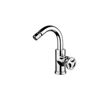 Miscelatore bidet con canna a collo di cigno in ottone cromato serie Mimà¬ Keller Taps by CeramicStore | Lo specialista del tuo bagno