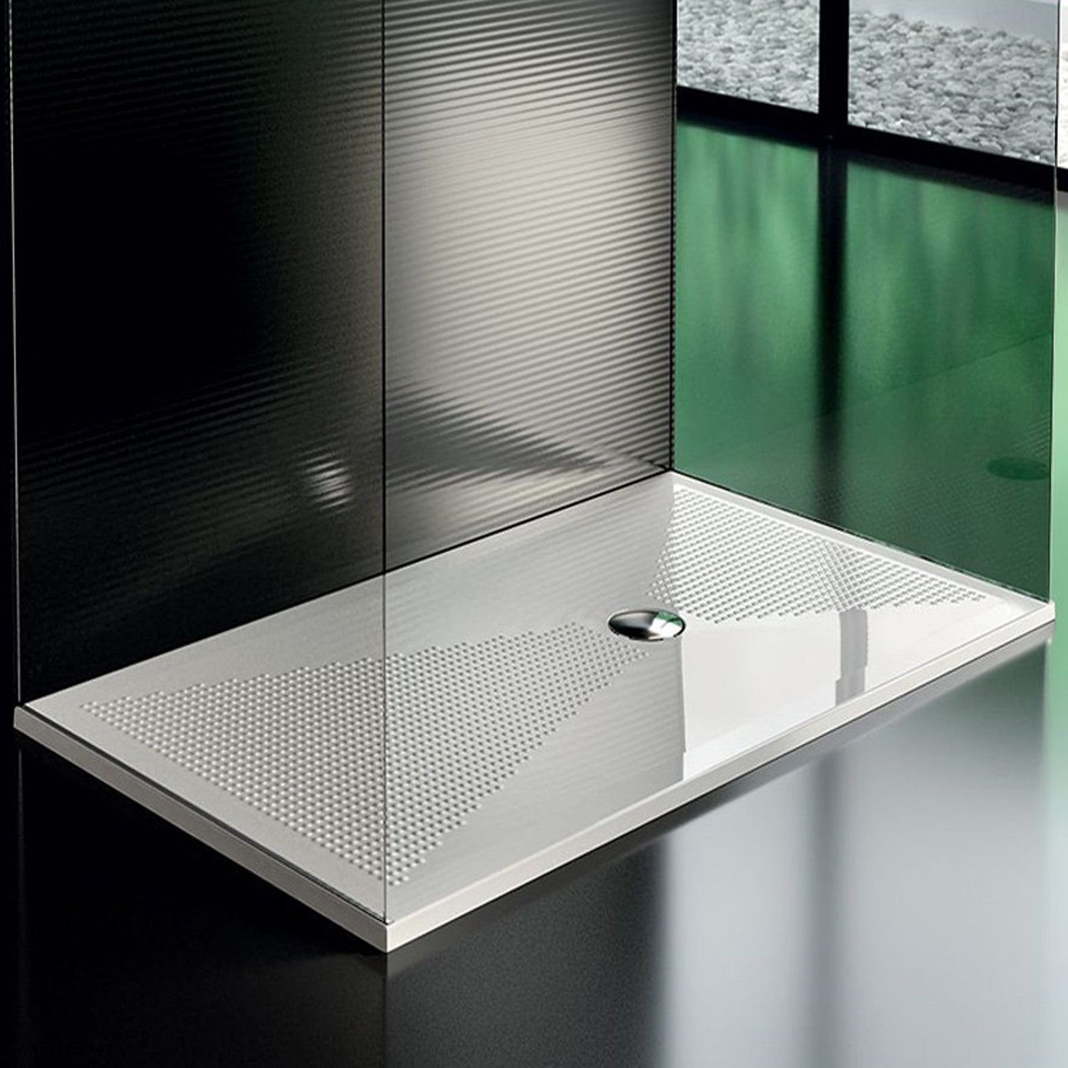 Piatto doccia in ceramica cm 70x90 h3 modello Up di Althea - Bianco Lucido by CeramicStore | Lo specialista del tuo bagno
