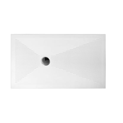 Piatto doccia in ceramica cm 90x120 h3 modello Up di Althea - Bianco Opaco