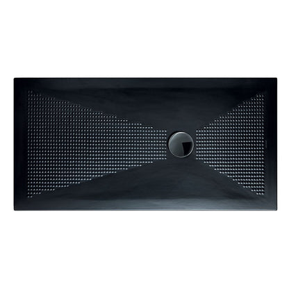 Piatto doccia in ceramica cm 70x100 h3 modello Up di Althea - Nero Opaco by CeramicStore | Lo specialista del tuo bagno