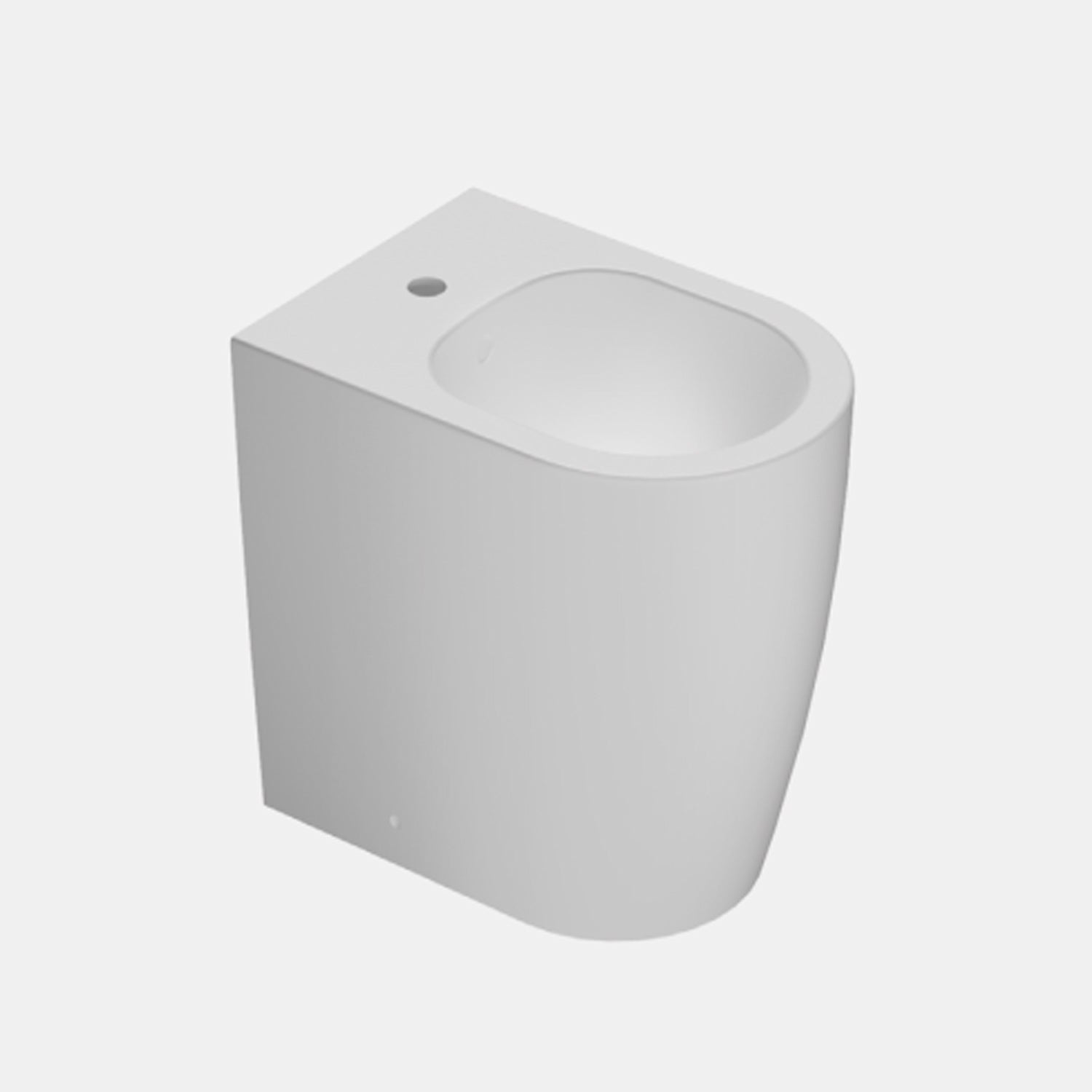 Bidet filomuro Domus Falerii collezione Fogliolina bianco lucido