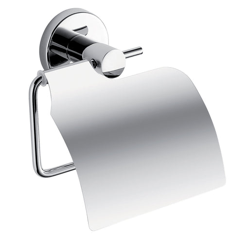 Porta carta igienica coperto in Acciaio Inox e Cromall Gedy serie Felce - Cromato