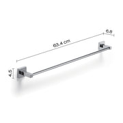 Porta asciugamani 60 cm a muro di Gedy serie Olimpo - Cromato by CeramicStore | Lo specialista del tuo bagno