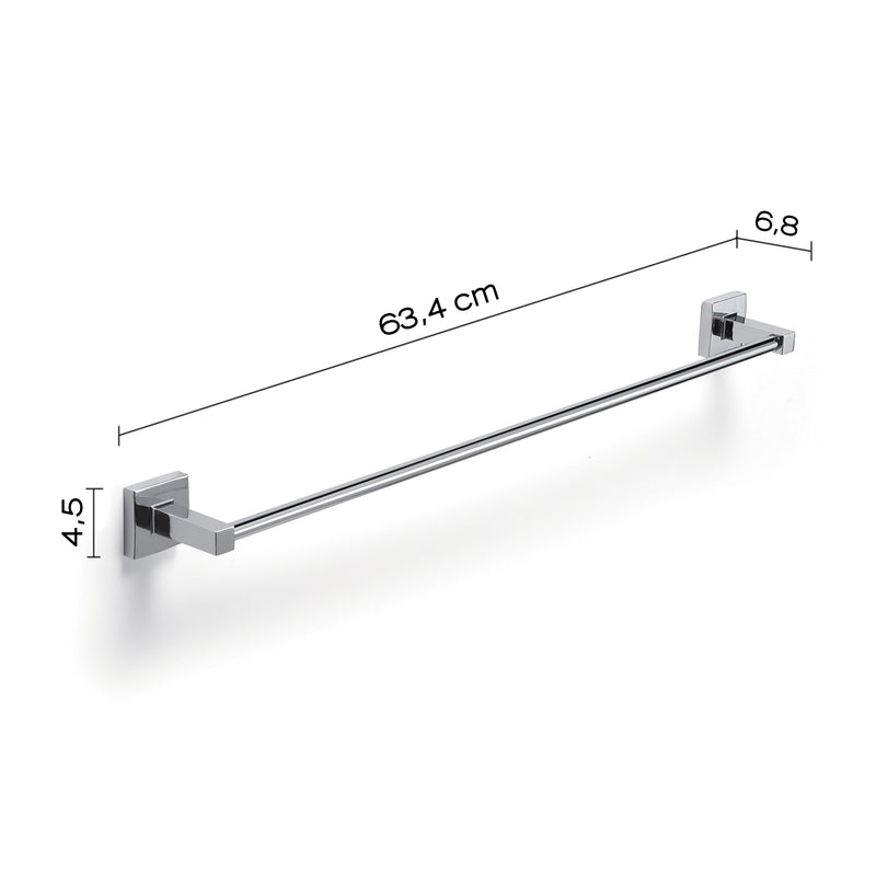 Porta asciugamani 60 cm a muro di Gedy serie Olimpo - Cromato by CeramicStore | Lo specialista del tuo bagno