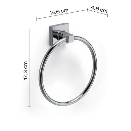 Porta asciugamani ad anello di Gedy serie Olimpo - Cromato by CeramicStore | Lo specialista del tuo bagno