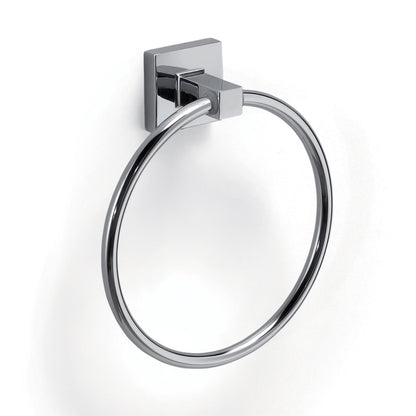 Porta asciugamani ad anello di Gedy serie Olimpo - Cromato by CeramicStore | Lo specialista del tuo bagno