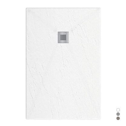 Piatto doccia in mineralmarmo modello Estasi 70x80 cm bianco by CeramicStore | Lo specialista del tuo bagno