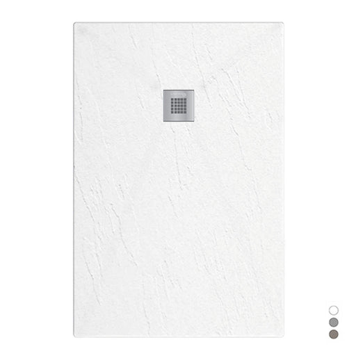 Piatto doccia in mineralmarmo modello Estasi 90x120 cm bianco by CeramicStore | Lo specialista del tuo bagno