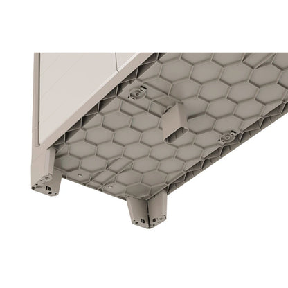 Armadio multiuso per esterni basso con ripiani regolabili Beige cm 80x44x100h by CeramicStore | Lo specialista del tuo bagno